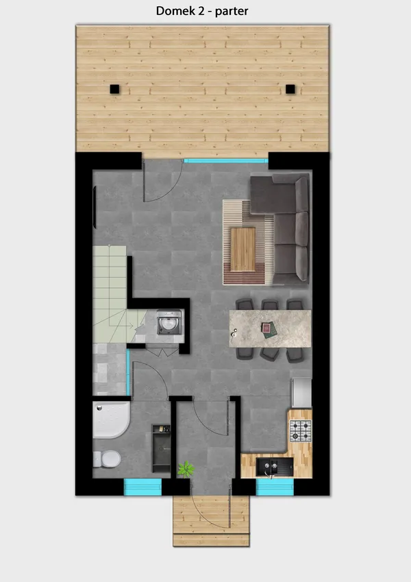 Domek 2 – Parter